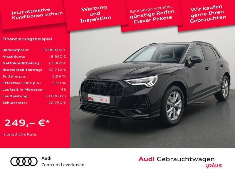 Mythosschwarz metallic Gebraucht 2023 Audi Q3 Business SUV | 35.988 € (Fairer Preis) - Bild 1/4