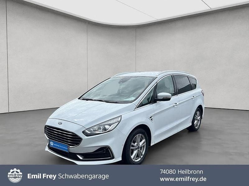 Frozen white Gebraucht 2023 Ford S-MAX Titanium Van / Kleinbus | 33.890 € (Fairer Preis) - Bild 1/4