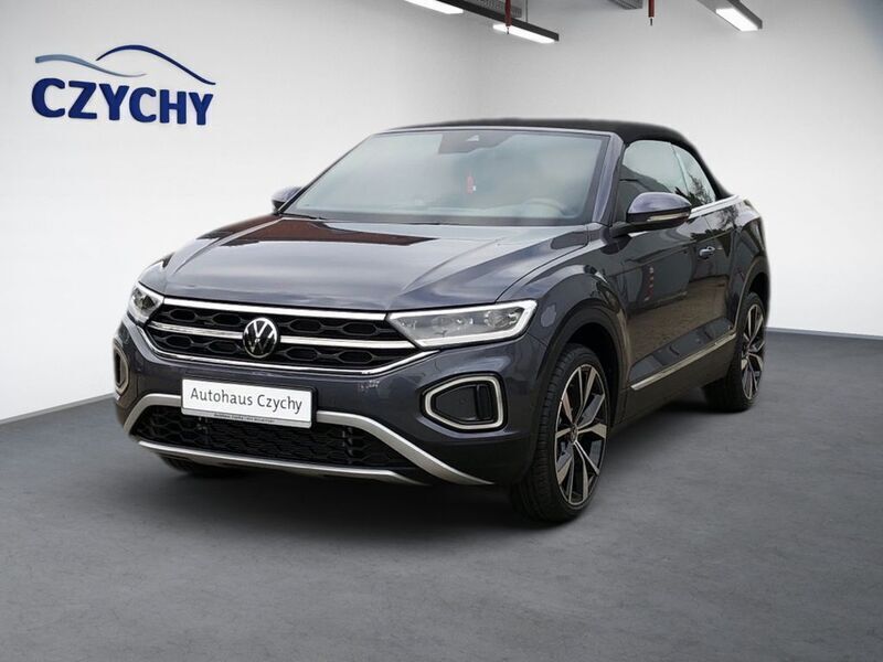 Grau Gebraucht 2024 VW T-Roc Cabriolet Style Cabrio | 38.890 € (Etwas zu teuer) - Bild 1/4