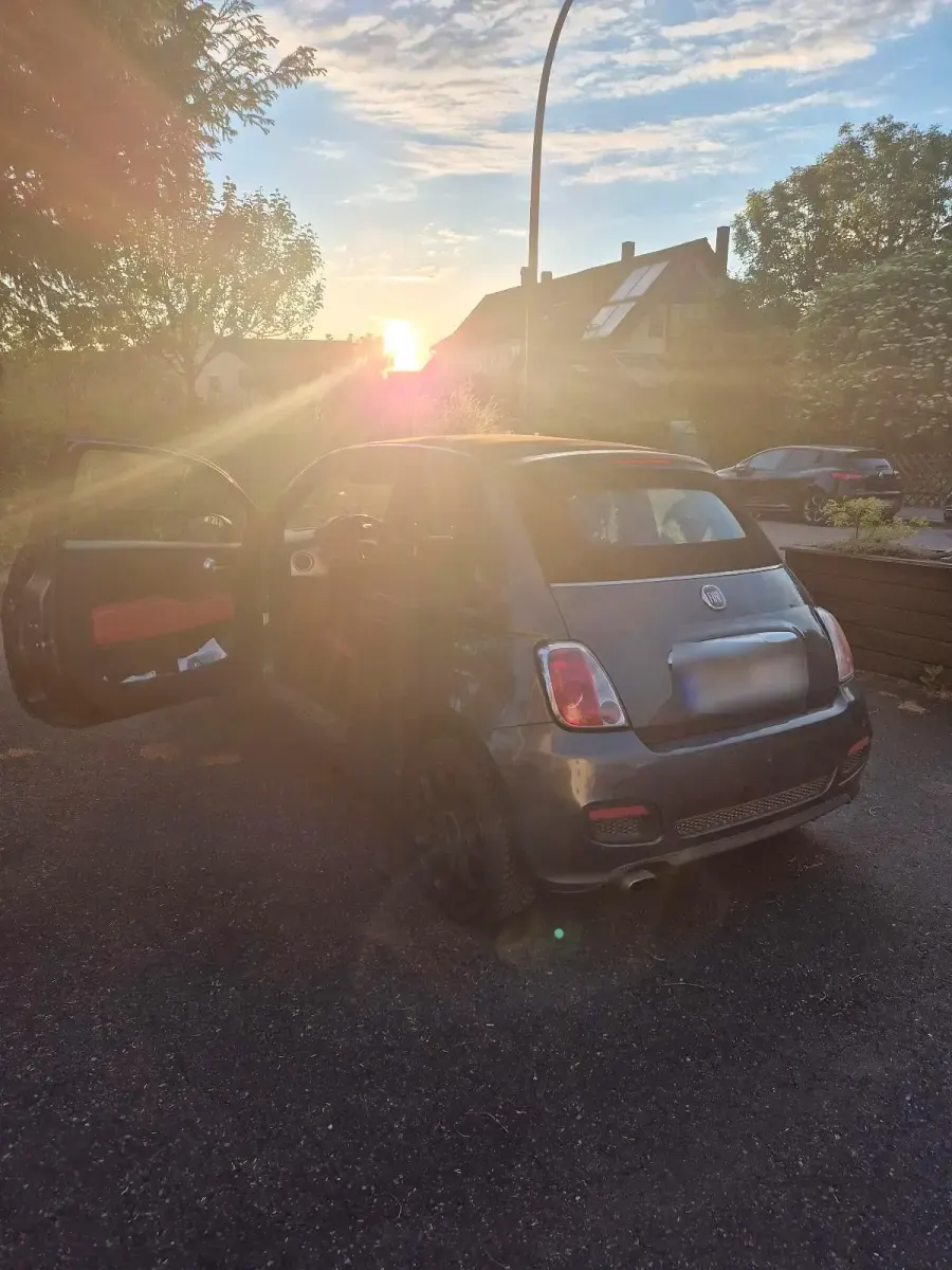 Usata Fiat 500S S 105 CV (77 kW) 2014 Grigio Cabrio