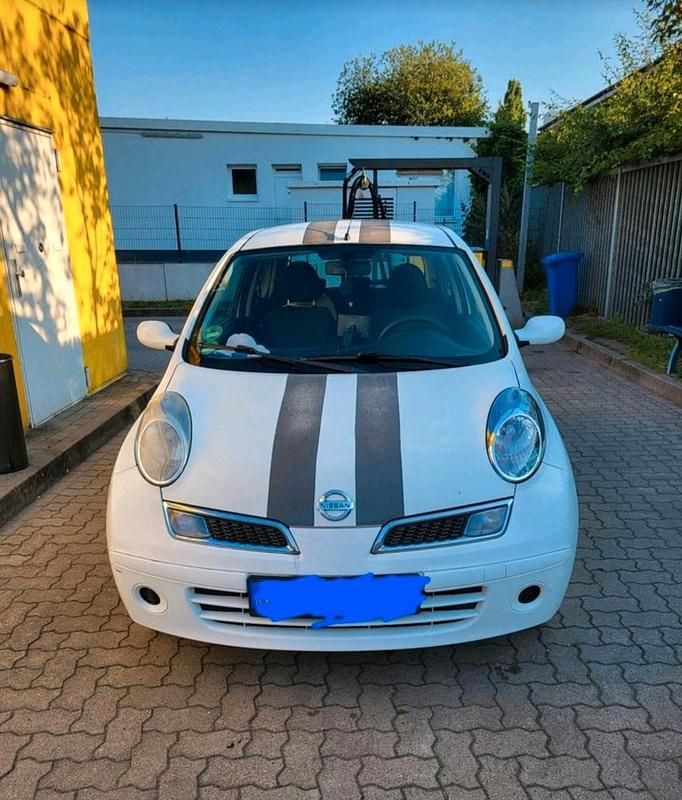Weiß Gebraucht 2007 Nissan Micra Kleinwagen | 750 € (Superpreis) - Bild 1/4