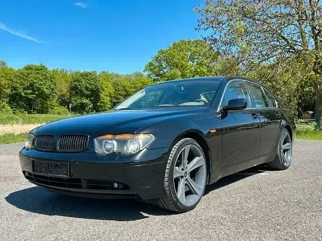 Gebraucht BMW 735L 272 PS (200 kW) 2002 Schwarz Limousine