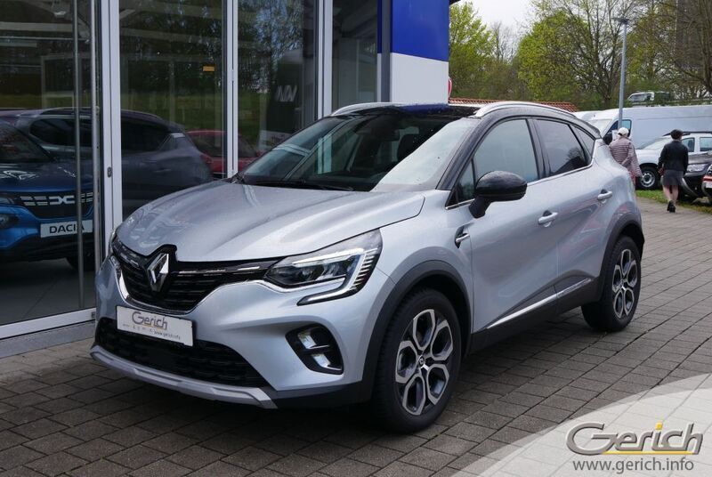 Highlandgrau metallic/dach blackpearlschwarz Gebraucht 2022 Renault Captur Intens SUV | 20.889 € (Fairer Preis) - Bild 1/4