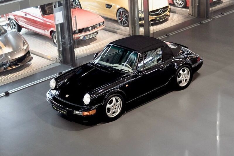 Schwarz Gebraucht 1992 Porsche 911 Carrera Cabriolet Cabrio | 79.900 € - Bild 1/4