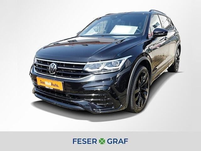 Deep black perleffekt Gebraucht 2022 VW Tiguan Allspace R-line SUV | 45.240 € (Teuer) - Bild 1/4