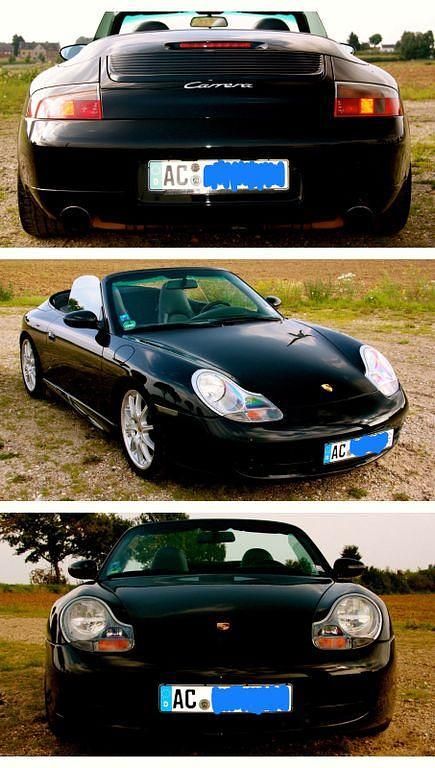 Schwarz Gebraucht 1999 Porsche 911 Carrera Cabriolet Cabrio | 37.500 € (Etwas zu teuer) - Bild 1/4