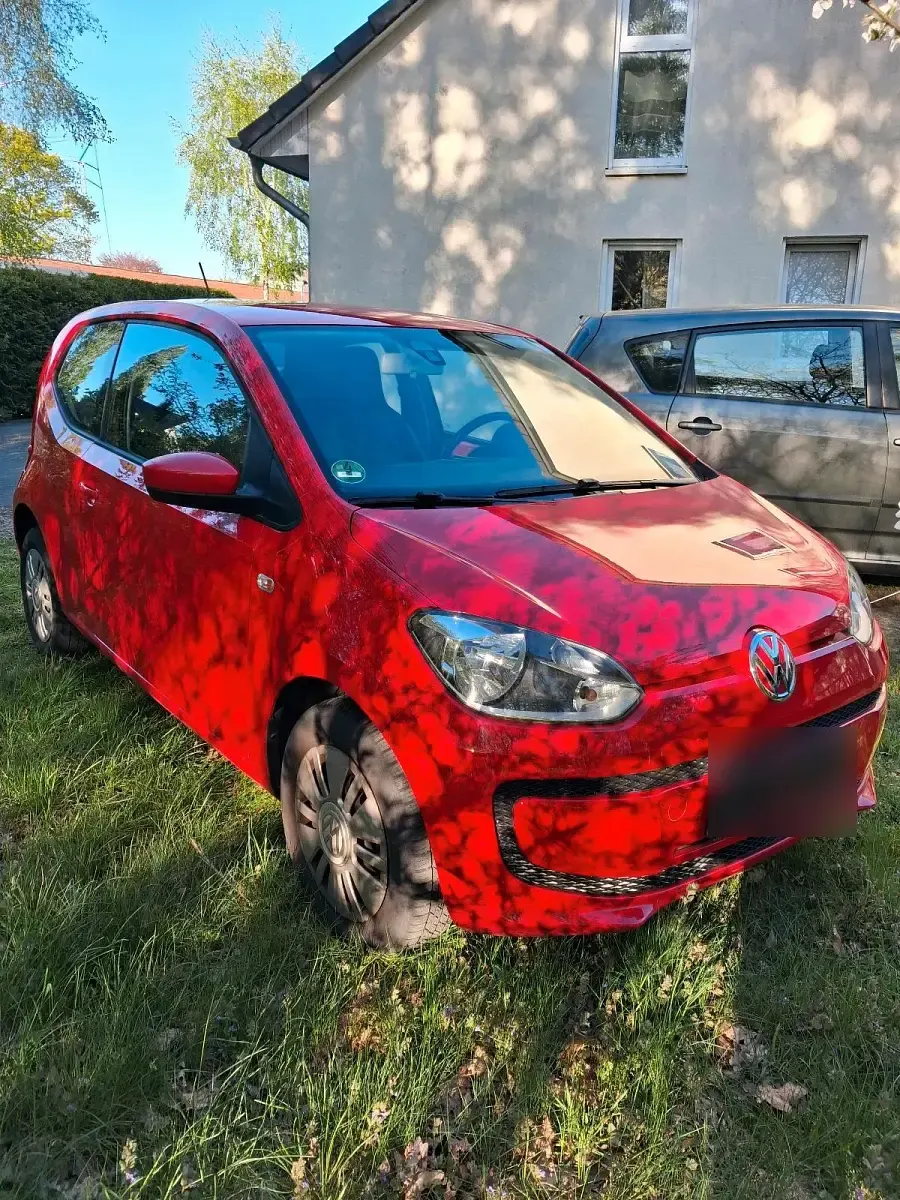 Gebraucht VW up! 60 PS (44 kW) 2015 Rot Kleinwagen