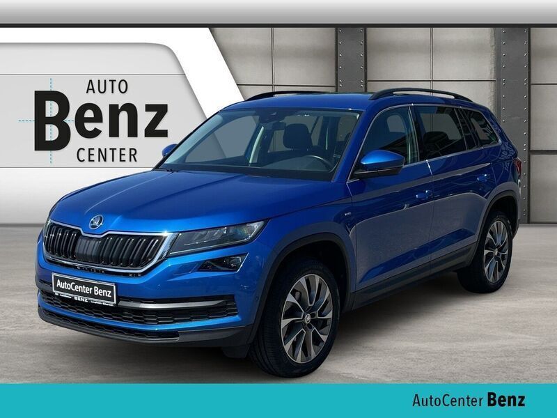 Blau Gebraucht 2021 Skoda Kodiaq Clever SUV | 30.990 € (Teuer) - Bild 1/4