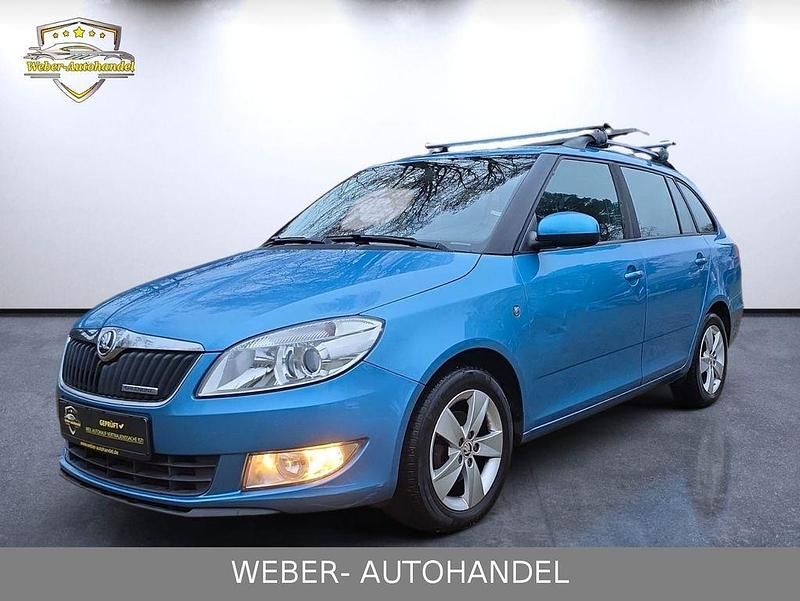 Blau Gebraucht 2014 Skoda Fabia GreenLine Kombi | 3.570 € (Superpreis) - Bild 1/4