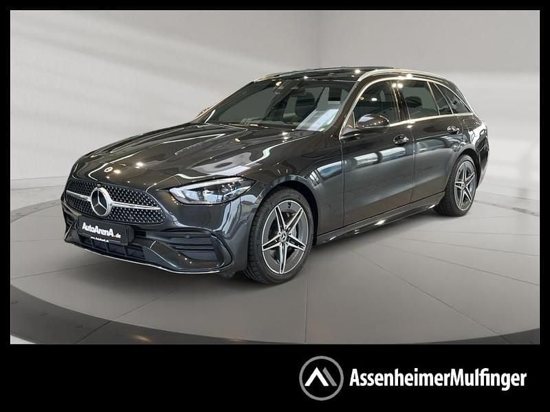 Metalliclack graphitgrau Gebraucht 2023 Mercedes C300e AMG Kombi | 35.980 € (Superpreis) - Bild 1/4