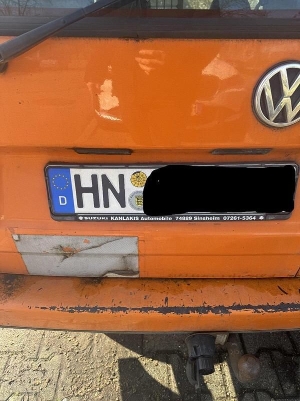 Gebraucht VW Caddy 64 PS (47 kW) 2001 Orange Van / Kleinbus