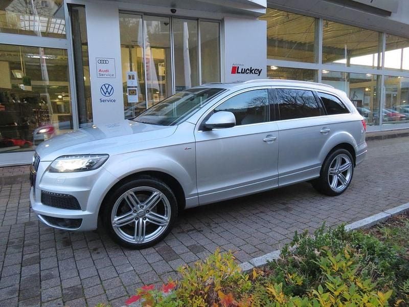 Silber Gebraucht 2013 Audi Q7 S-Line SUV | 29.999 € - Bild 1/4