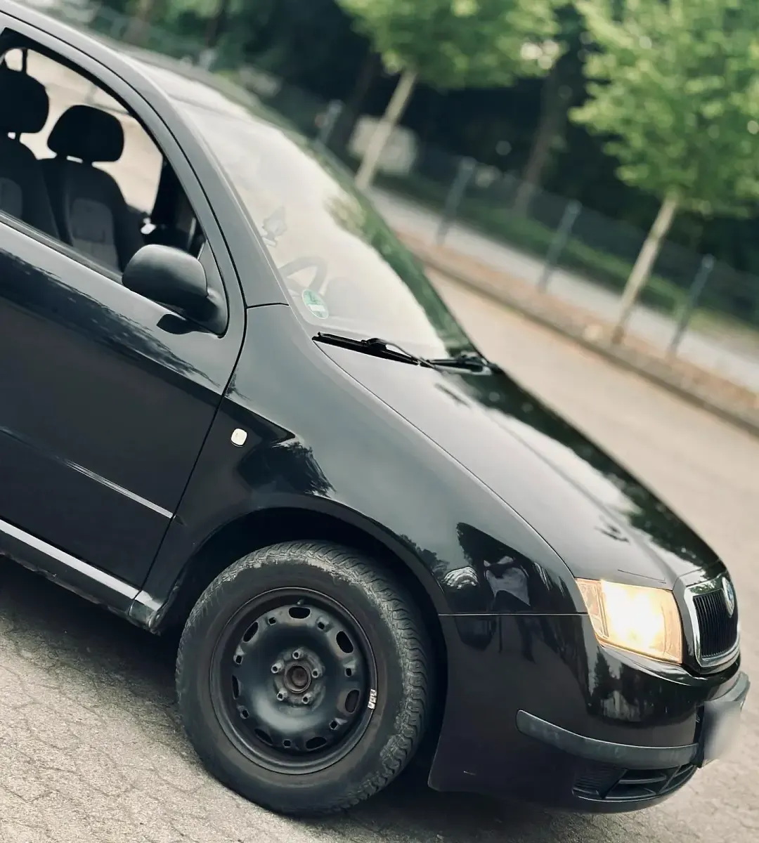 Gebraucht Skoda Fabia 60 PS (44 kW) 2003 Schwarz Kleinwagen