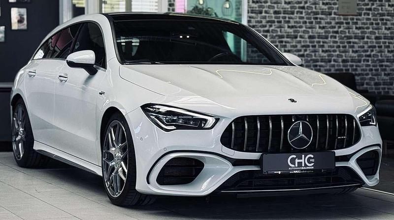 Digitalweiss lack Gebraucht 2021 Mercedes CLA45 AMG AMG Kombi | 39.990 € (Fairer Preis) - Bild 1/4