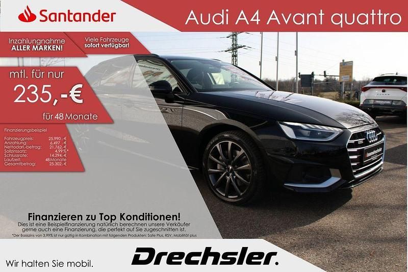 Gebraucht Audi A4 Advanced 204 PS (150 kW) 2022 Schwarz Kombi