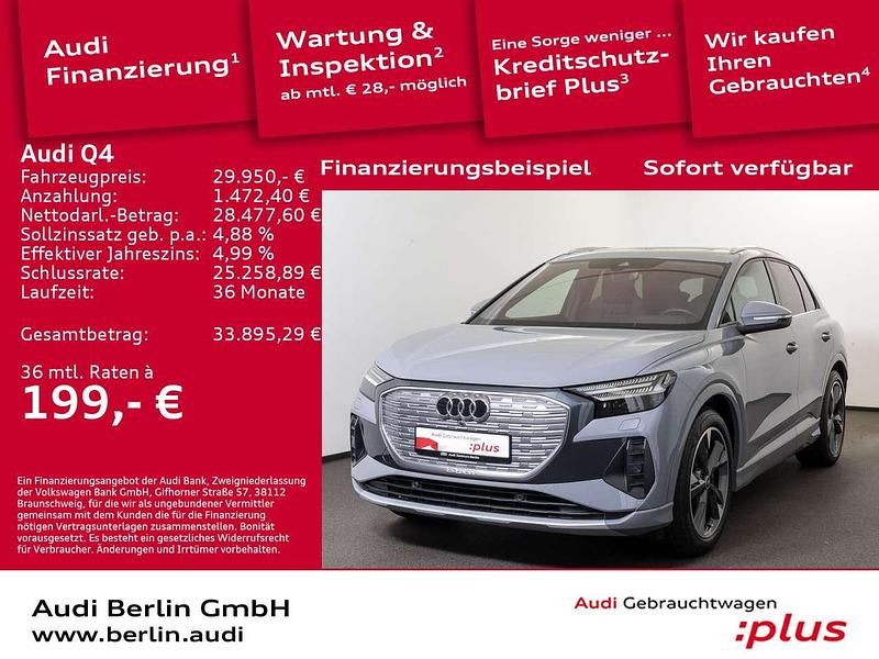 Kieselgrau Gebraucht 2022 Audi Q4 e-tron Ambiente SUV | 29.950 € (Superpreis) - Bild 1/2