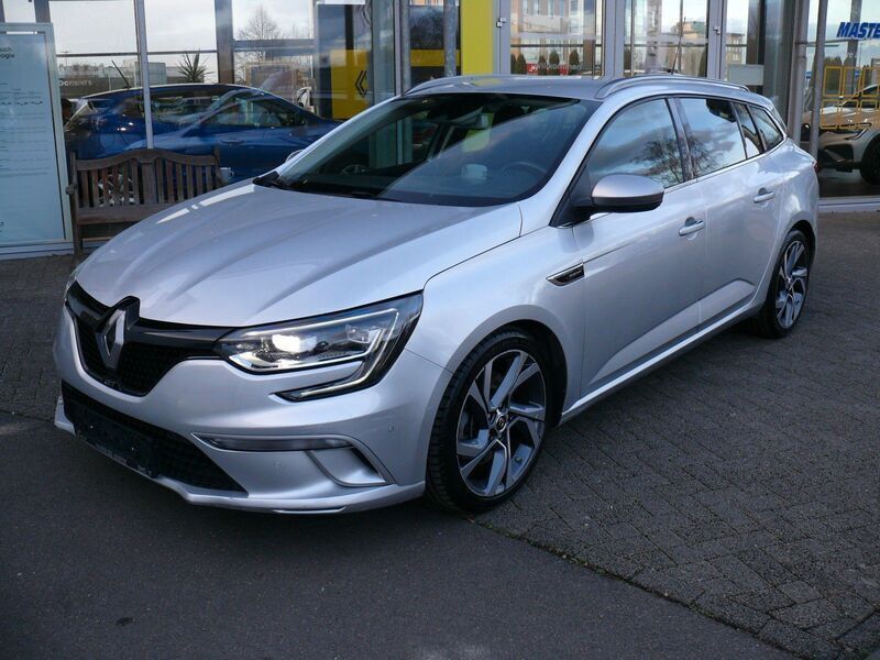 Platingrau Gebraucht 2018 Renault Mégane GrandTour GT Kombi | 14.850 € (Superpreis) - Bild 1/4