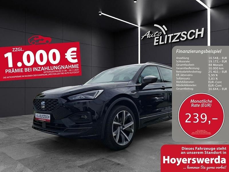 "deep" schwarz perleffekt Gebraucht 2021 Seat Tarraco 4Drive SUV | 35.950 € (Etwas zu teuer) - Bild 1/3