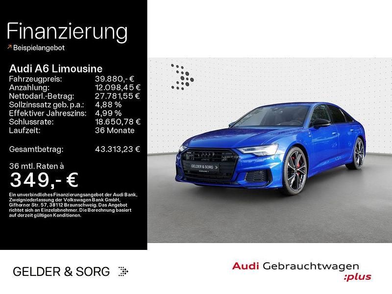 Ultrablaumetallic Gebraucht 2022 Audi A6 Sport Limousine | 39.880 € (Fairer Preis) - Bild 1/4