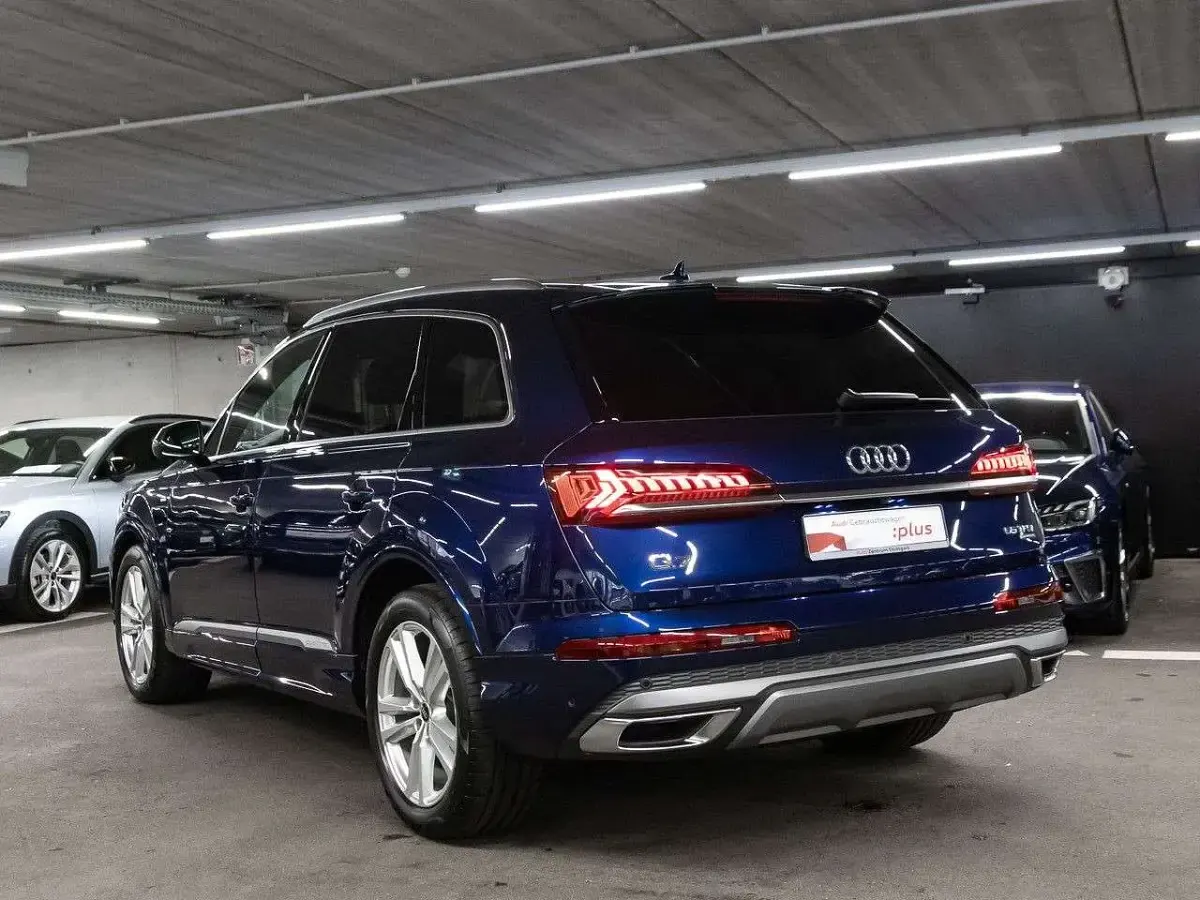 Gebraucht Audi Q7 S-Line 340 PS (250 kW) 2022 Navarrablau metallic SUV