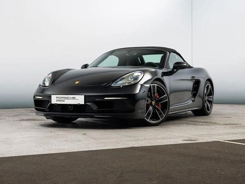 Neu Porsche 718 Boxster S Sport 349 PS (256 kW) 2025 Schwarz Cabrio