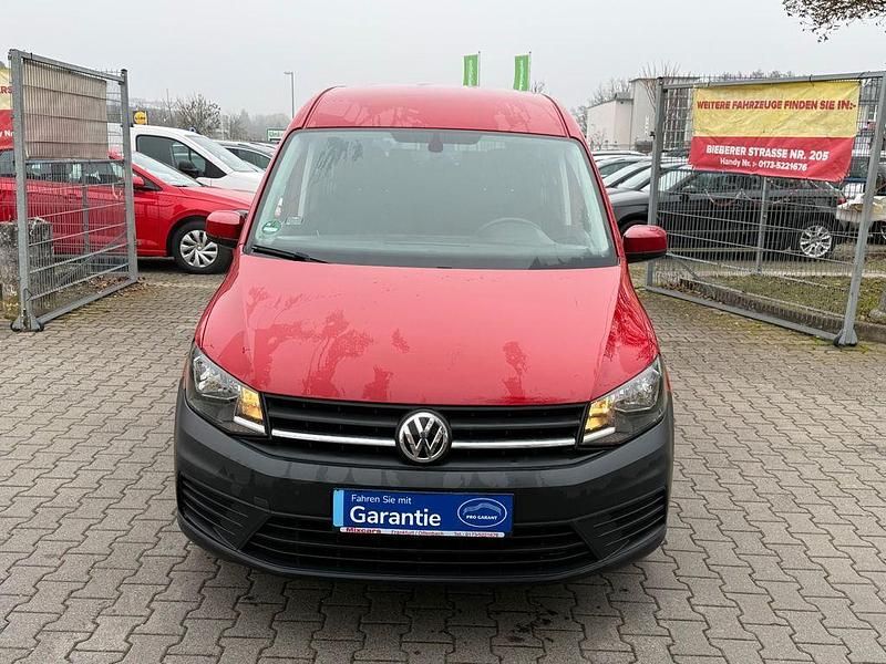 Gebraucht VW Caddy Maxi Trendline 102 PS (75 kW) 2016 Rot Van / Kleinbus