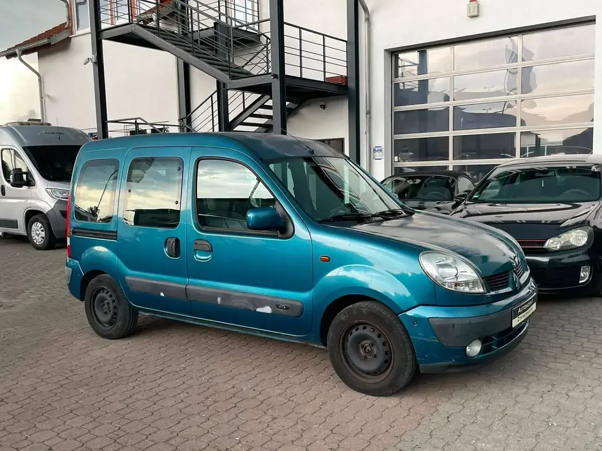 Gebraucht Renault Kangoo 82 PS (60 kW) 2003 Blau Van / Kleinbus
