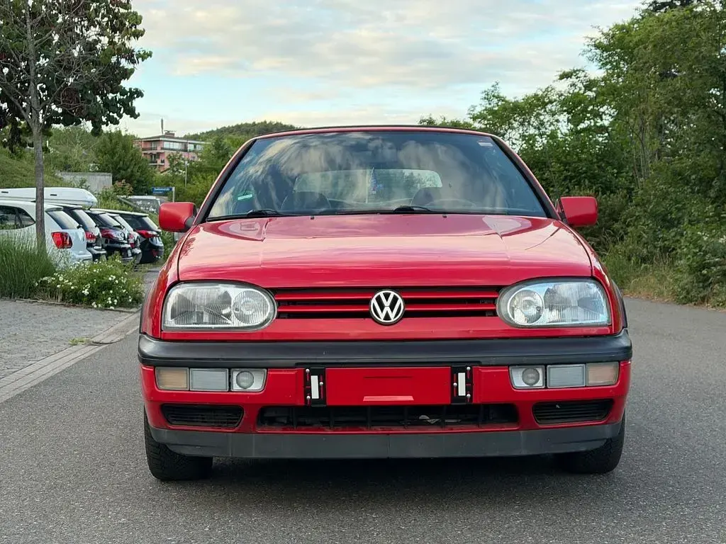 Gebraucht VW Golf 90 PS (66 kW) 1994 Rot Cabrio