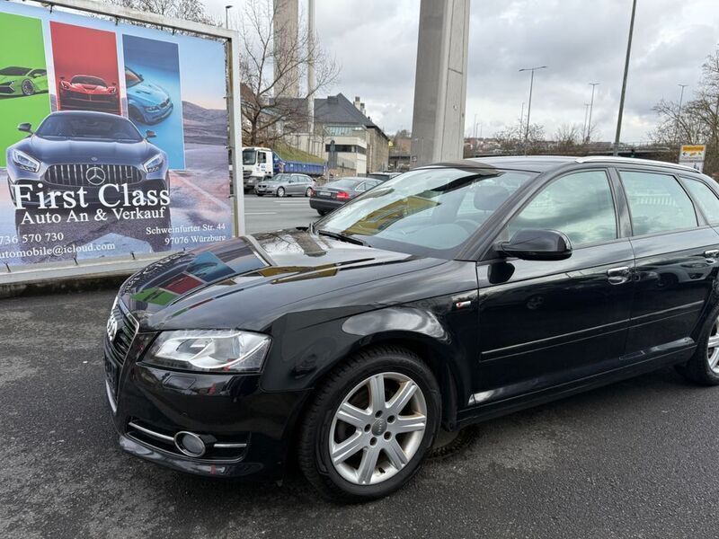 Schwarz Gebraucht 2012 Audi A3 Sportback S-Line Limousine | 9.990 € (Fairer Preis) - Bild 1/4