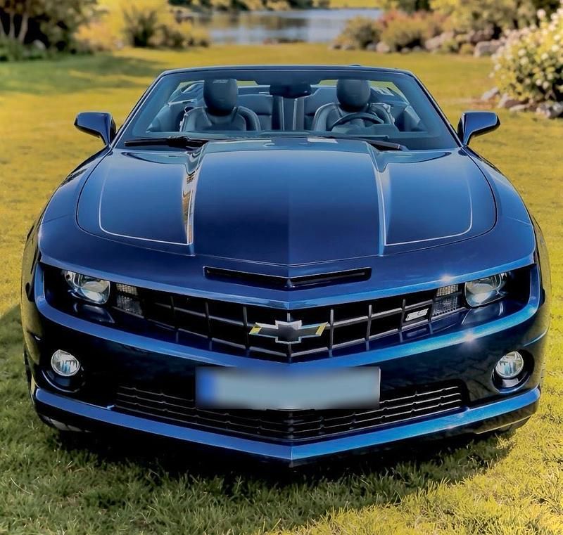 Gebraucht Chevrolet Camaro SS 405 PS (297 kW) 2011 Blau Cabrio