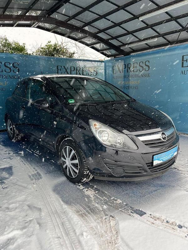 Gebraucht Opel Corsa Edition 69 PS (50 kW) 2010 Schwarz Kleinwagen