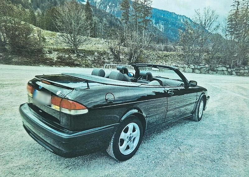 Schwarz Gebraucht 2001 Saab 9-3 Cabriolet Cabrio | 5.800 € - Bild 1/4