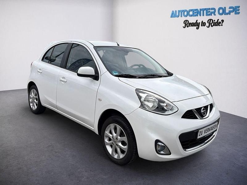 Weiß Gebraucht 2014 Nissan Micra Acenta Kleinwagen | 5.500 € (Fairer Preis) - Bild 1/4