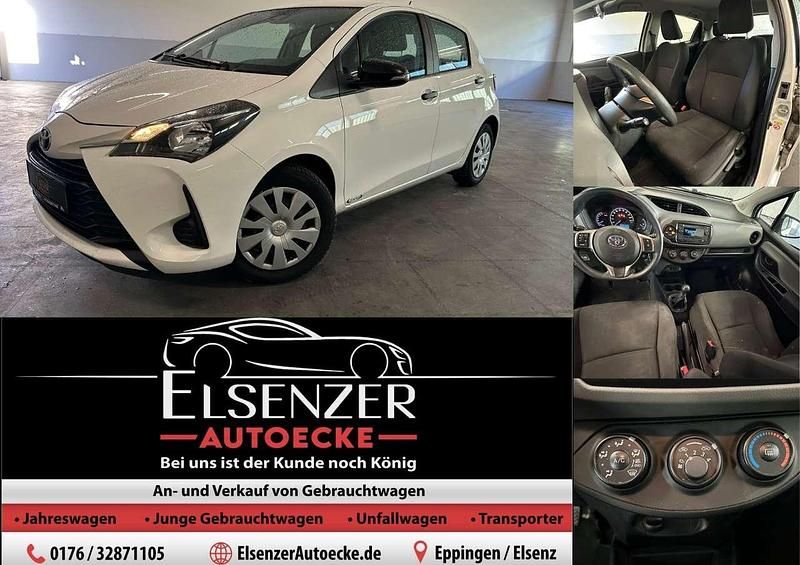 Super (pure) white ii Gebraucht 2018 Toyota Yaris Basis Kleinwagen | 8.999 € (Superpreis) - Bild 1/4