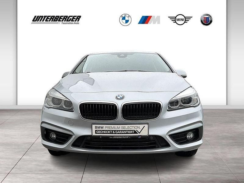 Gebraucht BMW 218 Active Tourer Advantage 136 PS (100 kW) 2015 Glaciersilber Van / Kleinbus