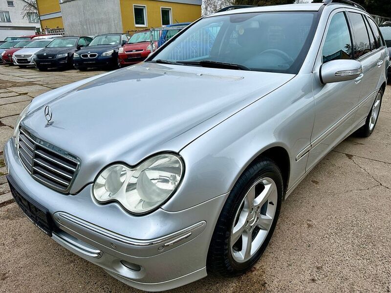 Silber Gebraucht 2007 Mercedes C220 Avantgarde Kombi | 5.999 € (Guter Preis) - Bild 1/4