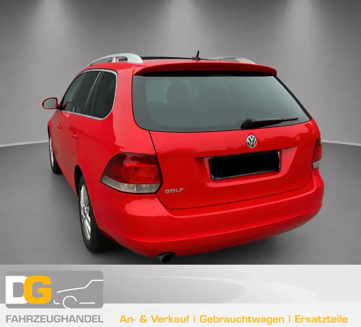 Gebraucht VW Golf VI Highline 105 PS (77 kW) 2010 Rot Kleinwagen