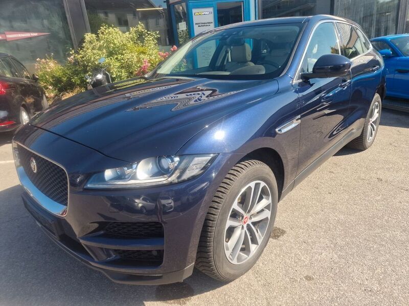 Blau Gebraucht 2017 Jaguar F-Pace Prestige SUV | 19.999 € (Fairer Preis) - Bild 1/4