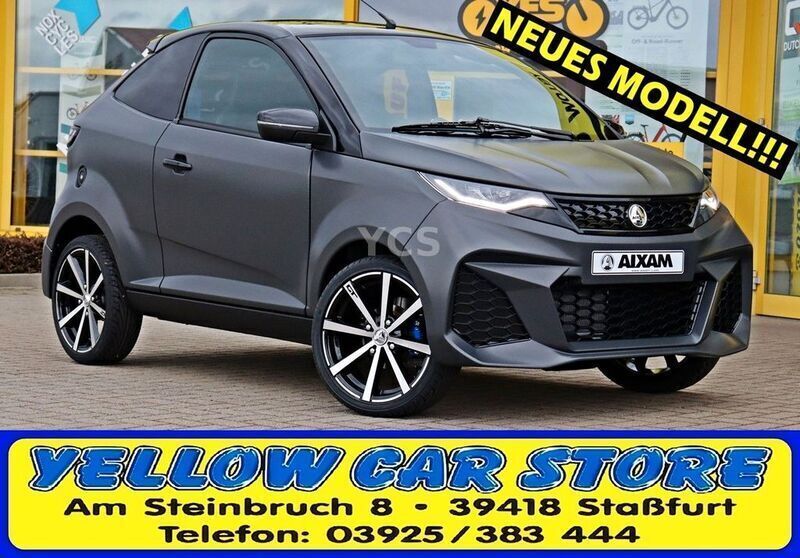 Schwarz metallic Gebraucht 2022 Aixam Coupe Coupé | 18.990 € (Etwas zu teuer) - Bild 1/4
