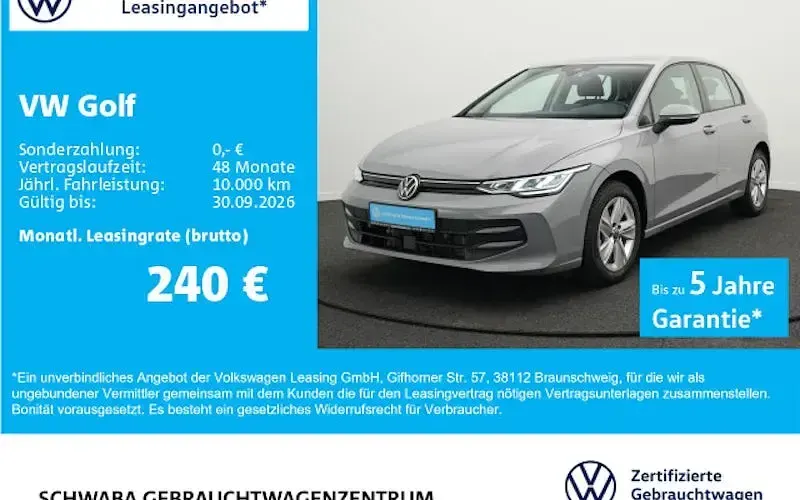 Gebraucht VW Golf VIII Life 116 PS (85 kW) 2025 Mondsteingrau Limousine