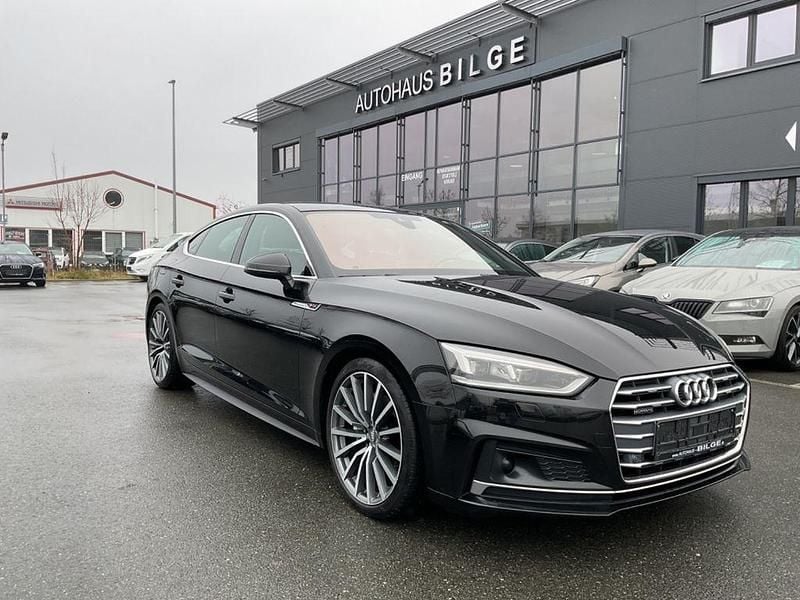 Schwarz Gebraucht 2018 Audi A5 Sportback S-Line Kleinwagen | 18.977 € (Fairer Preis) - Bild 1/4