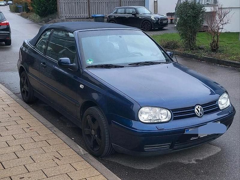 Blau Gebraucht 2001 VW Golf Cabriolet Cabrio | 1.250 € (Superpreis) - Bild 1/4
