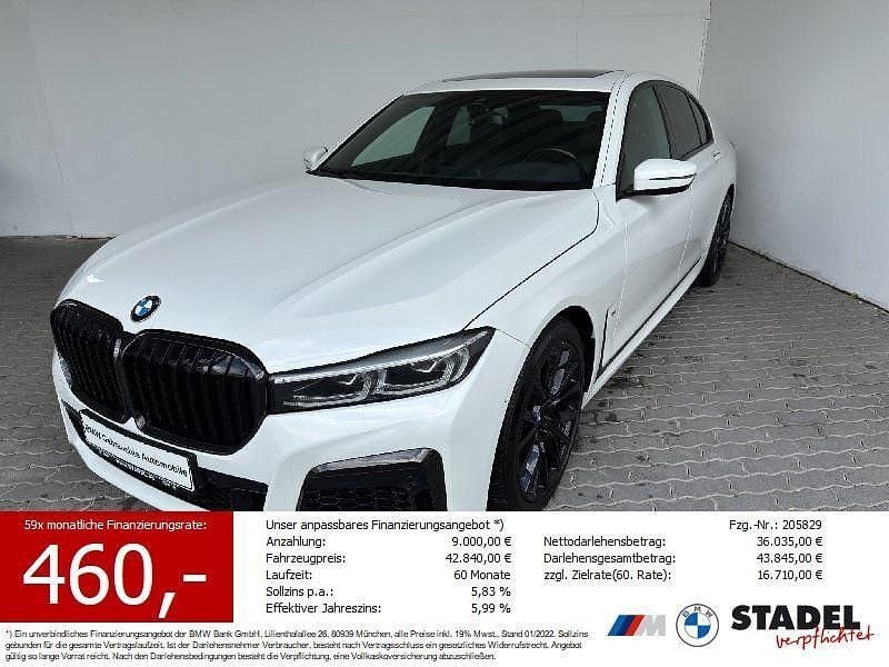 Weiß Gebraucht 2021 BMW 730 M Sport Limousine | 39.888 € (Superpreis) - Bild 1/4