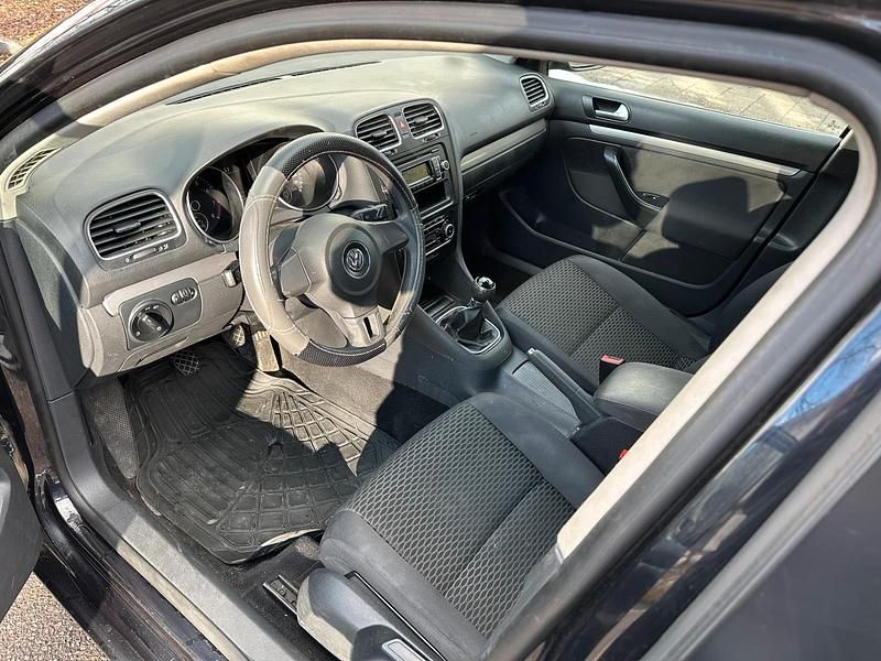 Gebraucht VW Golf VI 2010 Schwarz Kleinwagen