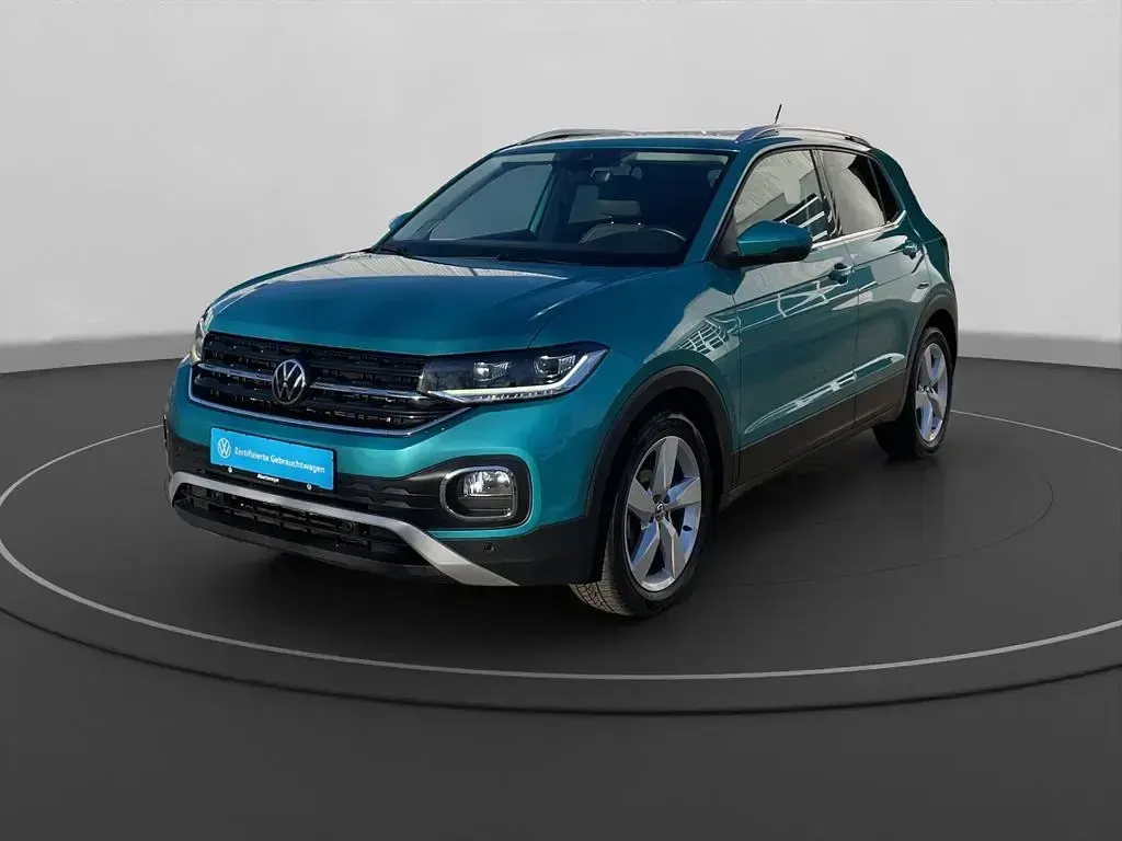 Gebraucht VW T-Cross Style 110 PS (80 kW) 2022 Grün SUV