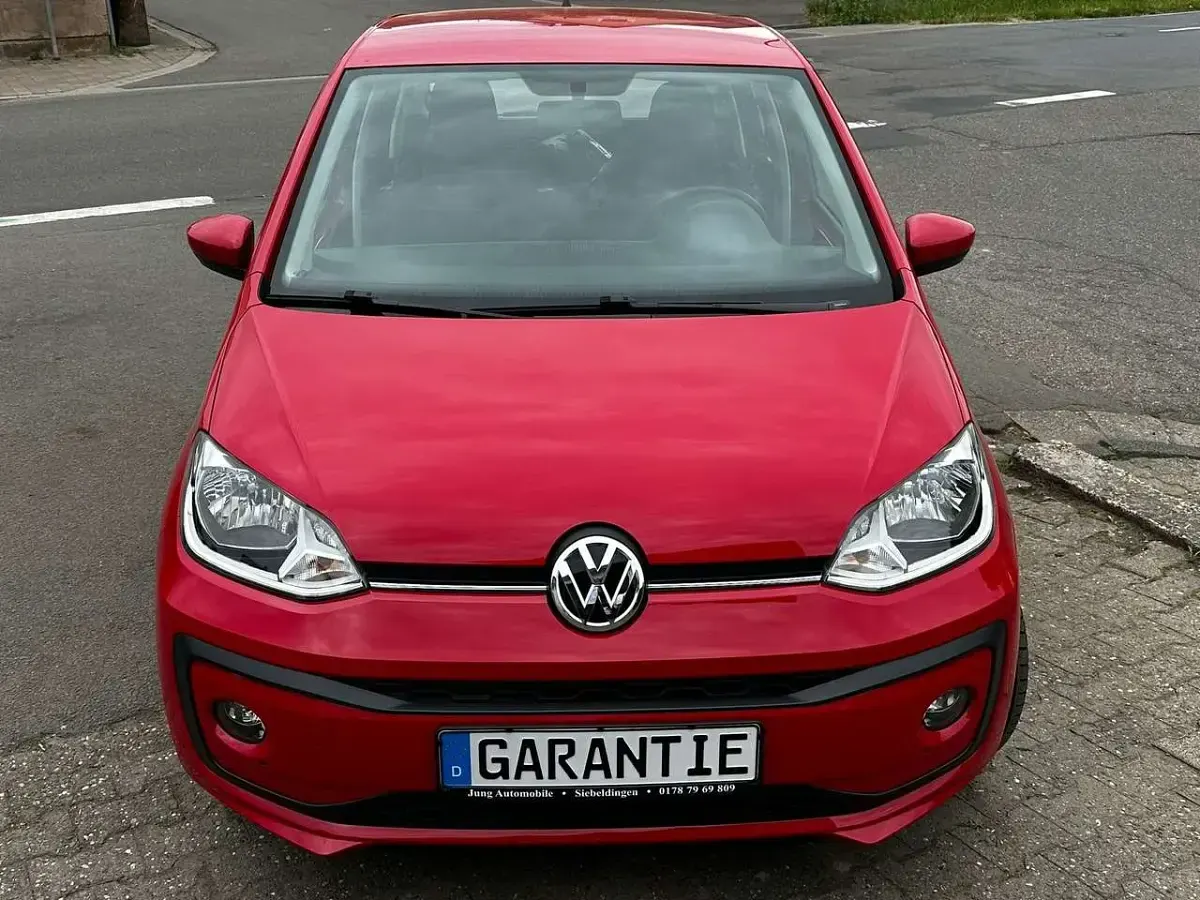 Gebraucht VW up! move up! 60 PS (44 kW) 2018 Rot Kleinwagen