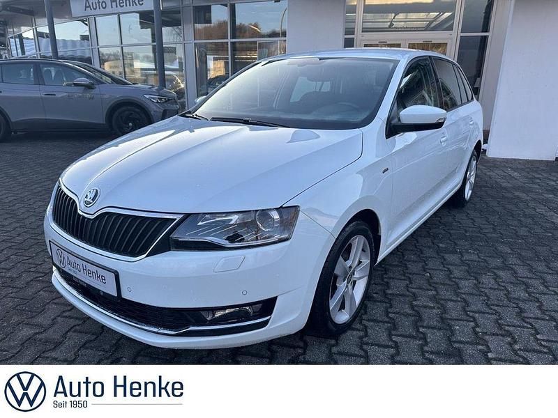 Gebraucht Skoda Rapid Clever 90 PS (66 kW) 2018 Weiß Kombi