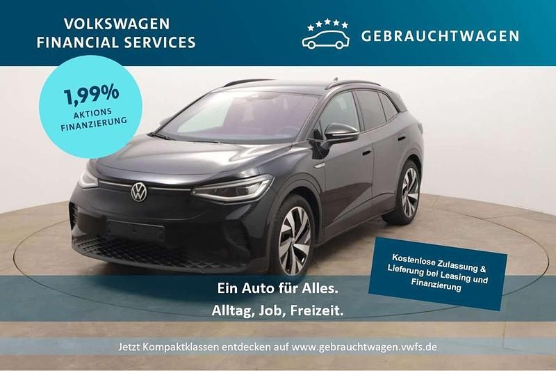 Mythosschwarz metallic Gebraucht 2022 VW ID.4 Pro Performance SUV | 27.280 € (Fairer Preis) - Bild 1/4