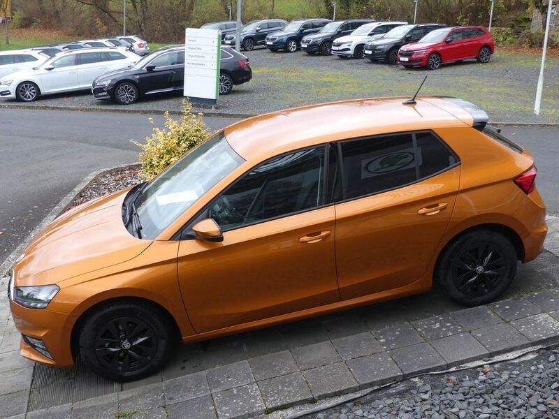 Gebraucht Skoda Fabia Ambition 95 PS (69 kW) 2022 Orange Kleinwagen