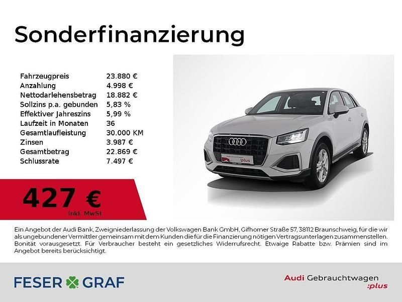 Gebraucht Audi Q2 Advanced 150 PS (110 kW) 2022 Weiß SUV